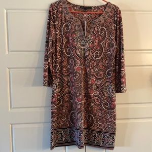 Never Worn With Tags-White House Black Market Dress-Size Large